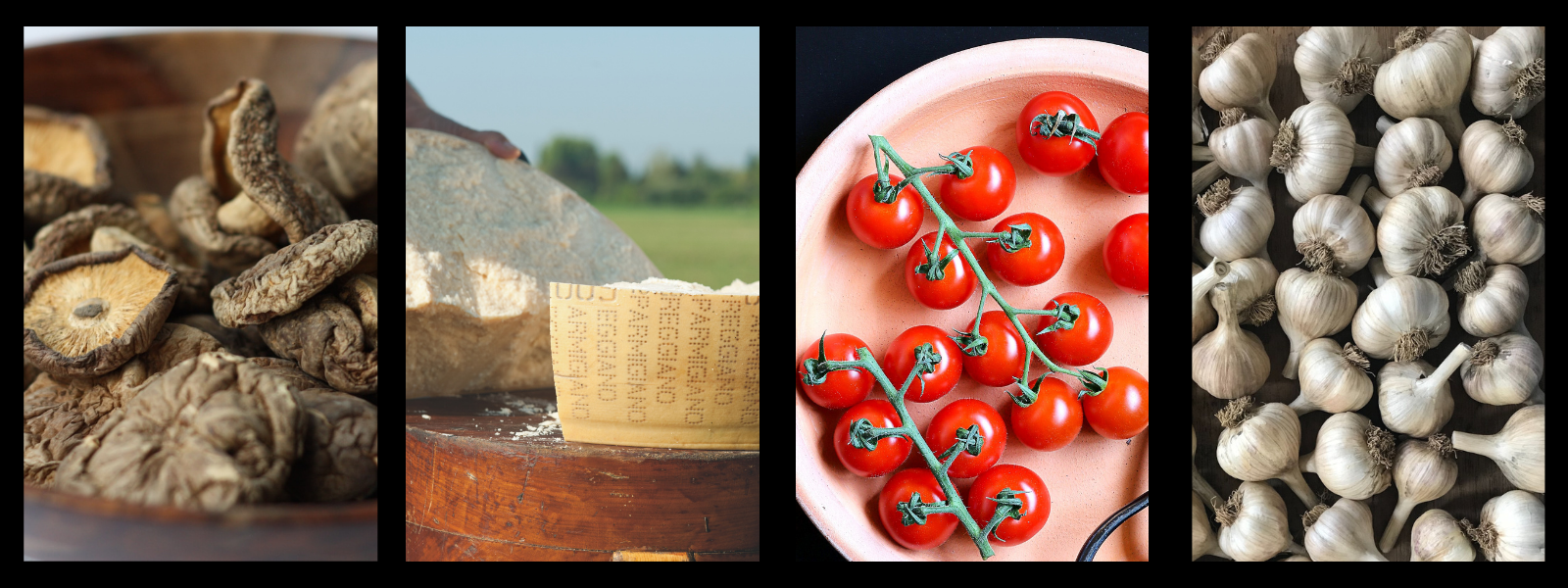 Umami is considered the Fifth Taste and can be found naturally in Parmesan Cheese, Dried shiitake mushrooms, tomatoes and garlic.