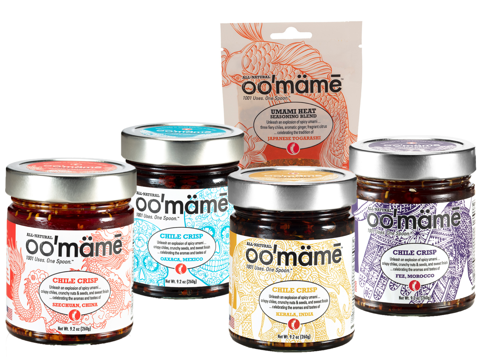 モ*コ様 plein de bonnes choses ★odds オッズ★天然 Global Chili Crisp Collection – oo'mämē
