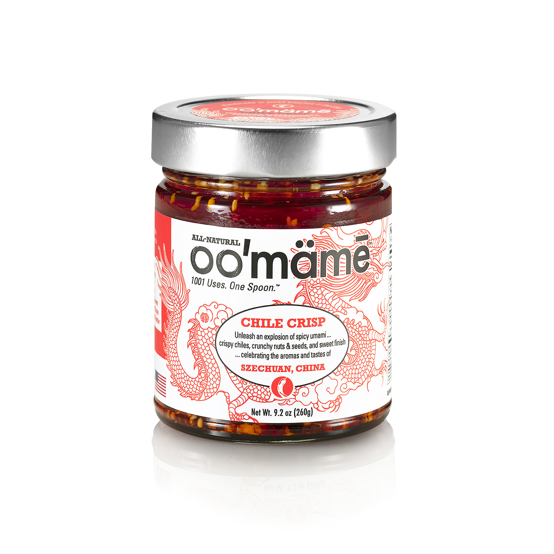 Jar of oo’mämē Indian Chile Crisp